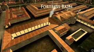 Animation of ancient Roman Fort in Caerleon Wales [upl. by Adelric]