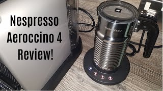 Nespresso Aeroccino 4 Milk Frother Review  Worth upgrading from the Aeroccino 3 [upl. by Ayom168]