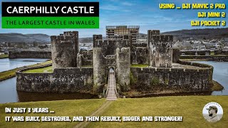 Caerphilly Castle  The Largest in Wales 2nd in Britain [upl. by Nylrebma]