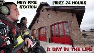 First 24 Hours in a New Fire Station  A Day in the Life [upl. by Enyawud]