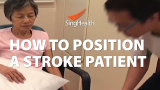 How To Position A Stroke Patient [upl. by Lyndy]