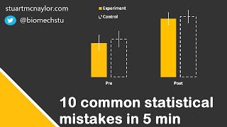 Ten Statistical Mistakes in 5 Min [upl. by Dugaid]