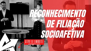 DIREITO DE FAMÍLIA Reconhecimento de filiação socioafetiva [upl. by Almeda]