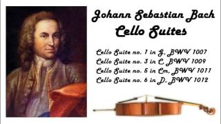 Johann Sebastian Bach  Cello suites in 432 Hz great for reading or studying [upl. by Aicekal154]