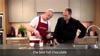 How to make a hot chocolate using an aerolatte milk frother [upl. by Delwyn319]