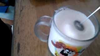 Aerolatte Review Frothing Cold Milk In Under 1 Minute [upl. by Santos866]