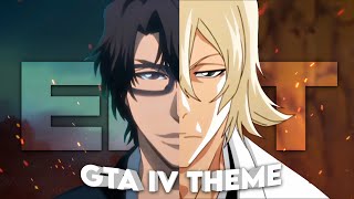 Aizen x Urahara  GTA IV Theme Edit [upl. by Ardnu134]